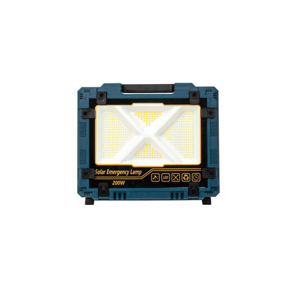 Proiector led cu incarcare solara si USB, 200W, panou incorporabil si detasabil Z-TOOLS / ZTS 8966