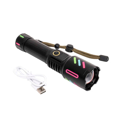 Lanterna de mana LED, 5 moduri de intensitate a luminii, USB, Z-TOOLS / ZTS 8997