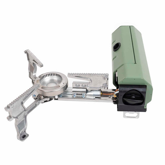 Aragaz camping pliabil, compatibil butelie spray, geanta de depozitare, verde Z-TOOLS / ZTS9081