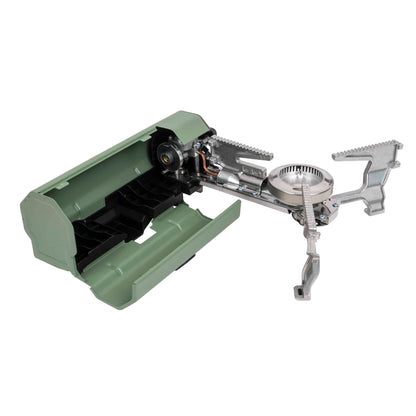 Aragaz camping pliabil, compatibil butelie spray, geanta de depozitare, verde Z-TOOLS / ZTS9081