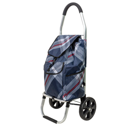 Carucior pentru cumparaturi, cadru metalic, maxim 25kg, albastru Z-TOOLS / ZTS 9090