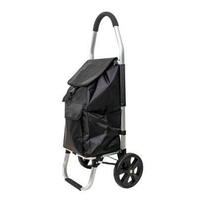 Carucior pentru cumparaturi, cadru metalic, maxim 25kg, negru Z-TOOLS / ZTS 9093