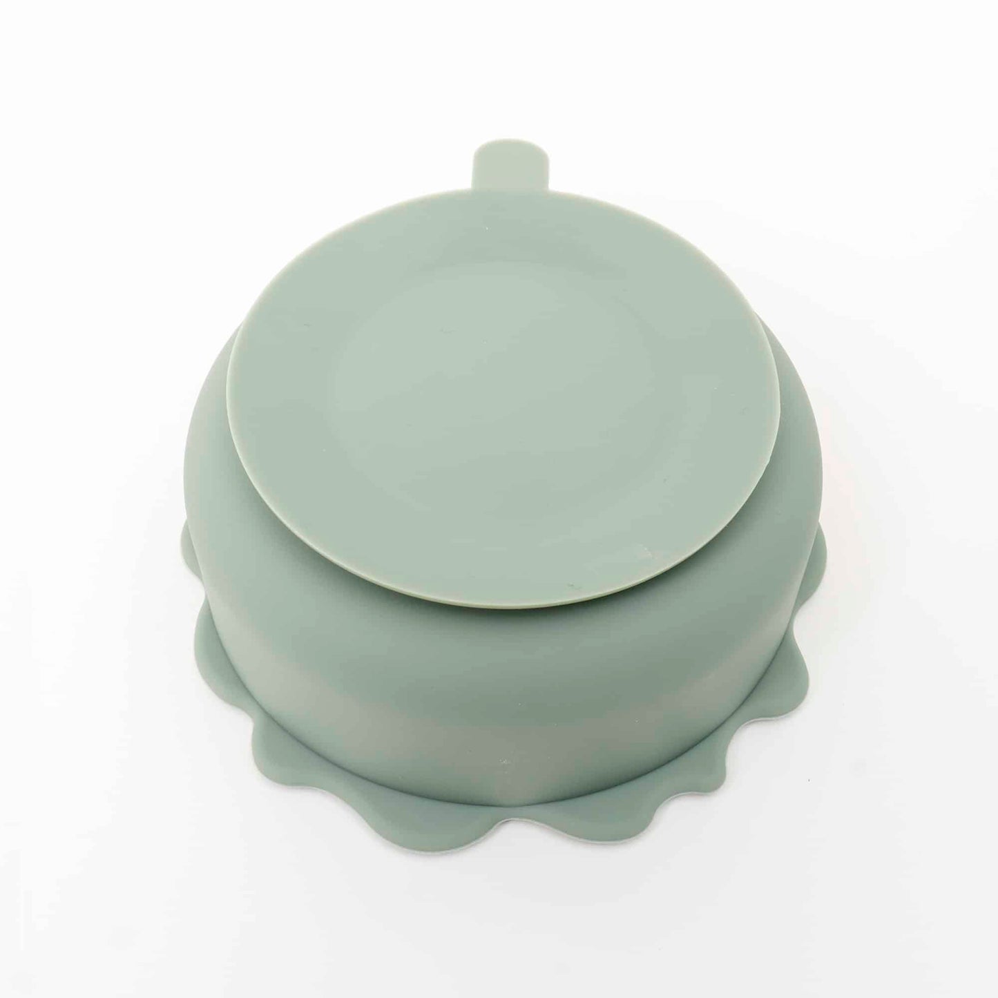 Set 6 piese pentru hranire bebelus, din silicon, model dinozaur, verde Z-TOOLS / ZTS 9094