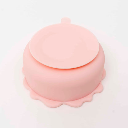 Set 6 piese pentru hranire bebelus, din silicon, model dinozaur, roz Z-TOOLS / ZTS 9095