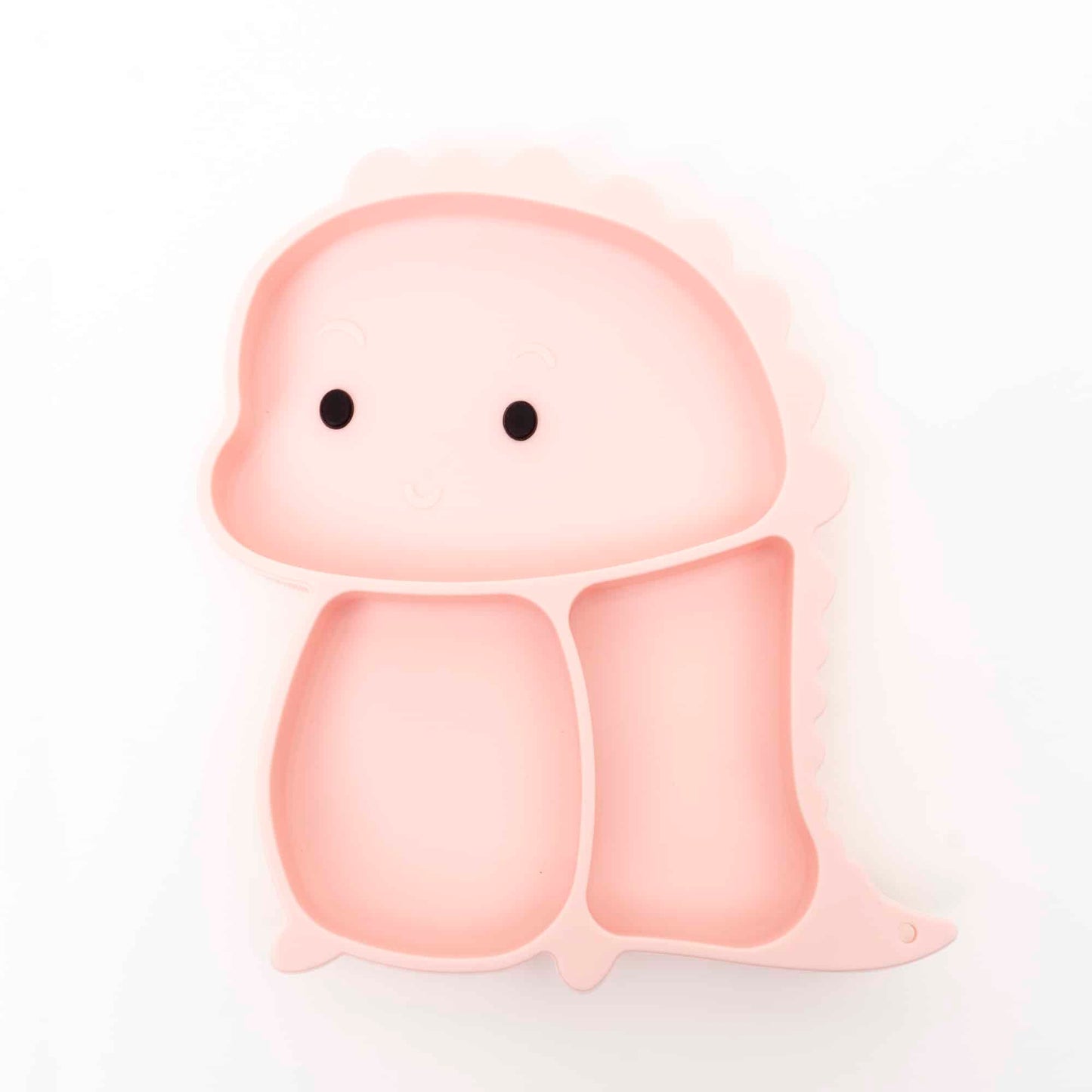 Set 6 piese pentru hranire bebelus, din silicon, model dinozaur, roz Z-TOOLS / ZTS 9095