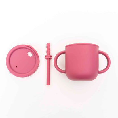 Set 6 piese pentru hranire bebelus, din silicon, model dinozaur, mov Z-TOOLS / ZTS 9096