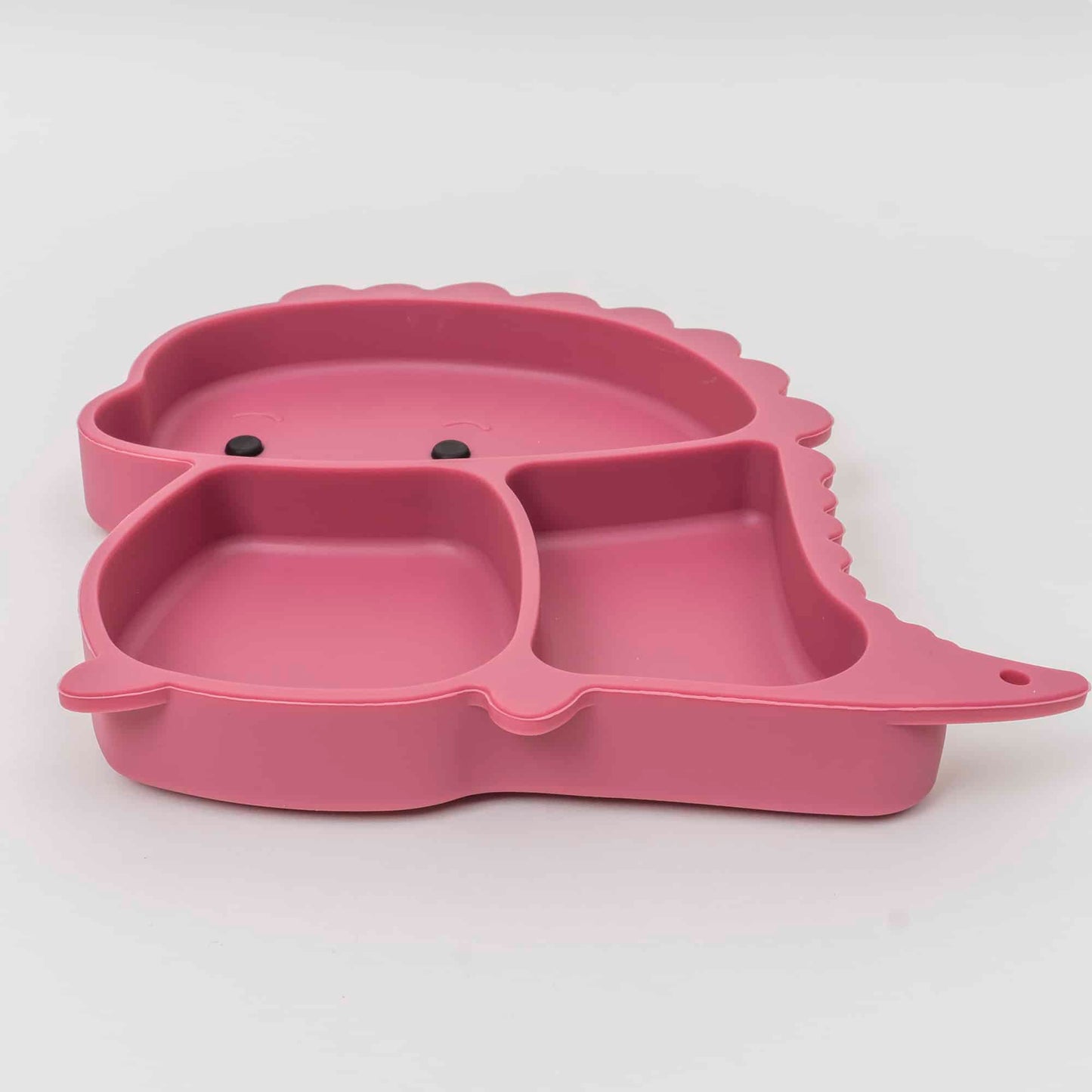 Set 6 piese pentru hranire bebelus, din silicon, model dinozaur, mov Z-TOOLS / ZTS 9096