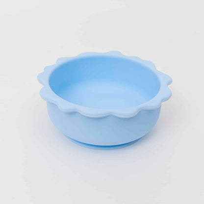 Set 6 piese pentru hranire bebelus, din silicon, model dinozaur, bleu Z-TOOLS / ZTS 9097