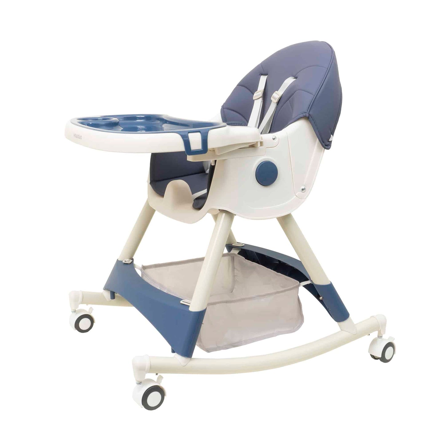 Scaun de masa pentru copii, 5-72luni, greutate maxima 50kg, pliabil, cu balansoar, albastru Z-TOOLS / ZTS 9137