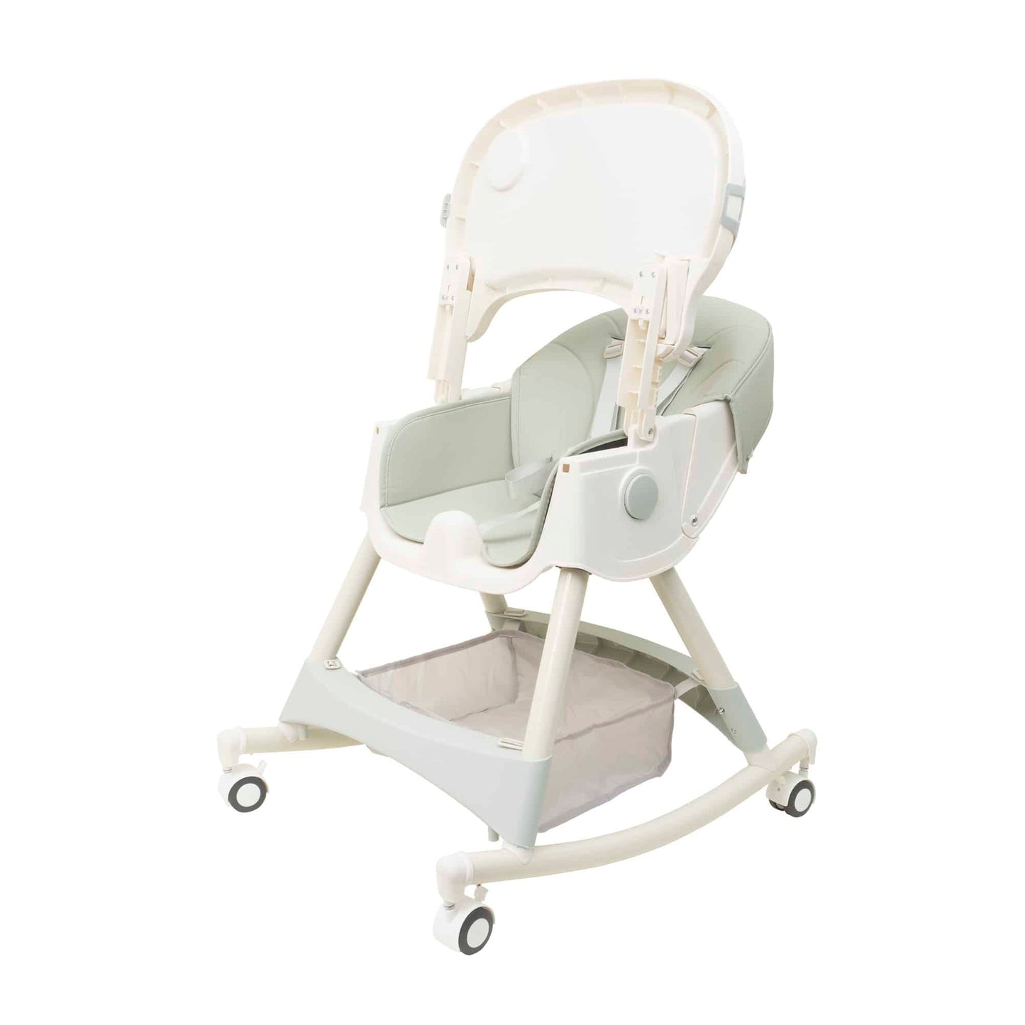 Scaun de masa pentru copii, 5-72luni, greutate maxima 50kg, pliabil, cu balansoar, vernil Z-TOOLS / ZTS 9138