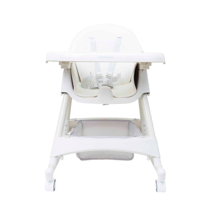 Scaun de masa pentru copii, 5-72luni, greutate maxima 50kg, pliabil, cu balansoar, alb Z-TOOLS / ZTS 9139