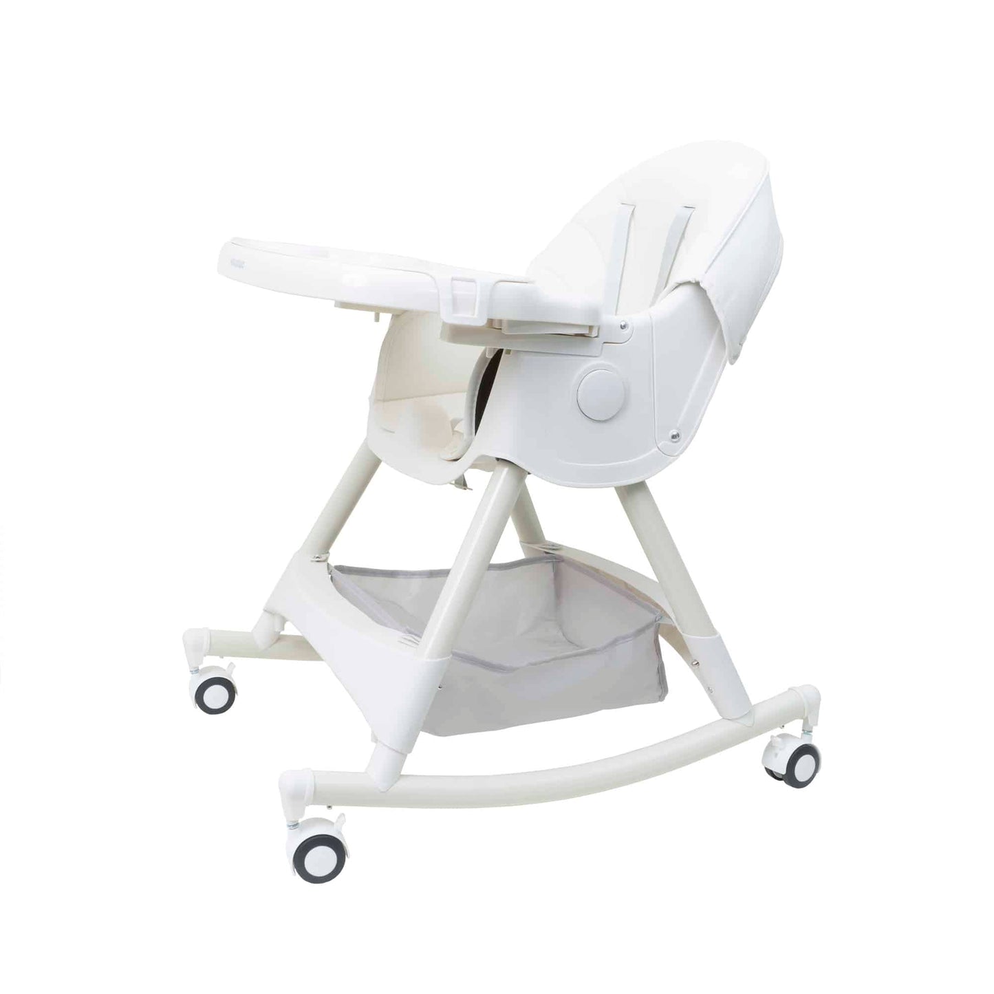 Scaun de masa pentru copii, 5-72luni, greutate maxima 50kg, pliabil, cu balansoar, alb Z-TOOLS / ZTS 9139