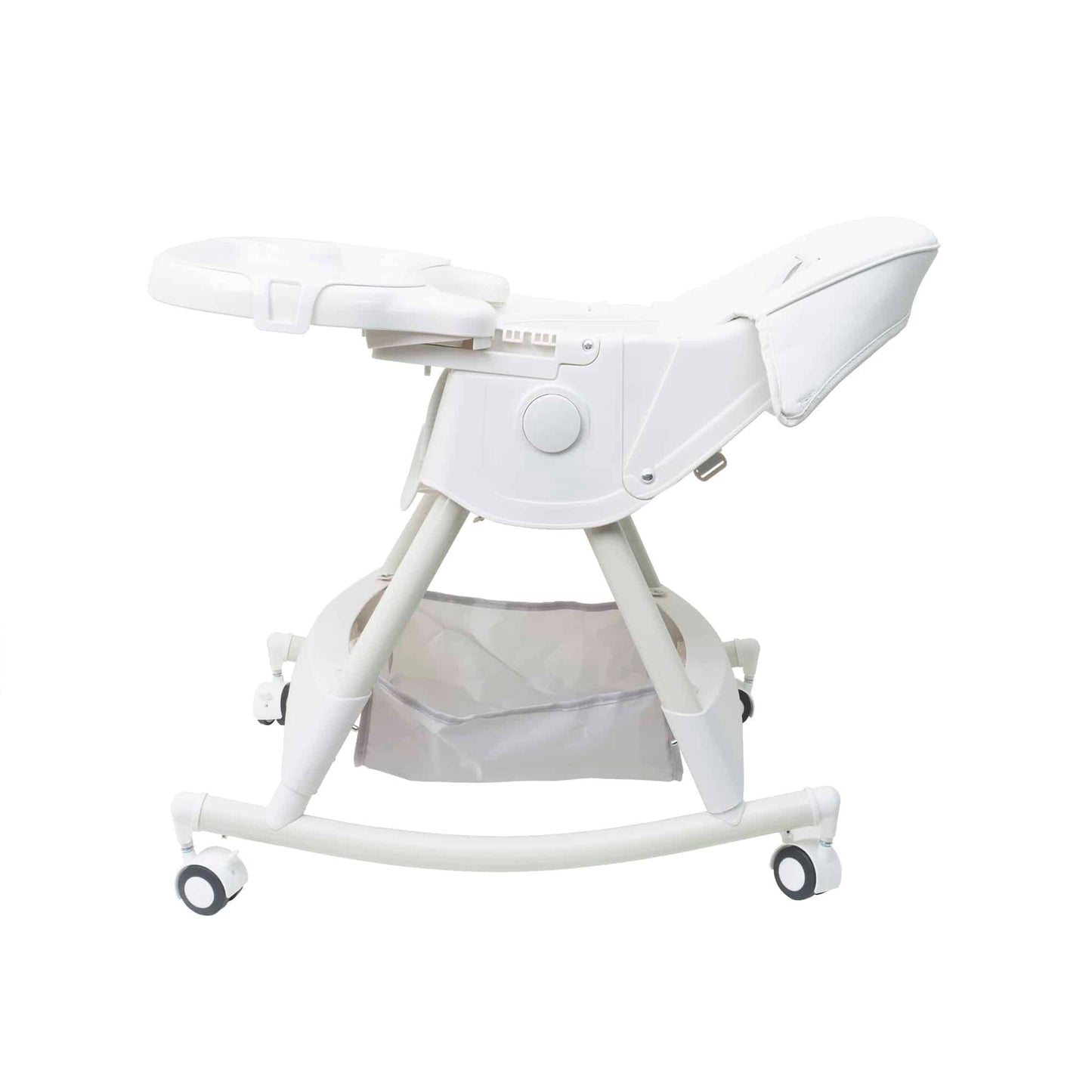 Scaun de masa pentru copii, 5-72luni, greutate maxima 50kg, pliabil, cu balansoar, alb Z-TOOLS / ZTS 9139