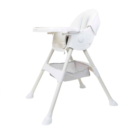 Scaun de masa pentru copii, 5-72luni, greutate maxima 50kg, pliabil, cu balansoar, alb Z-TOOLS / ZTS 9139