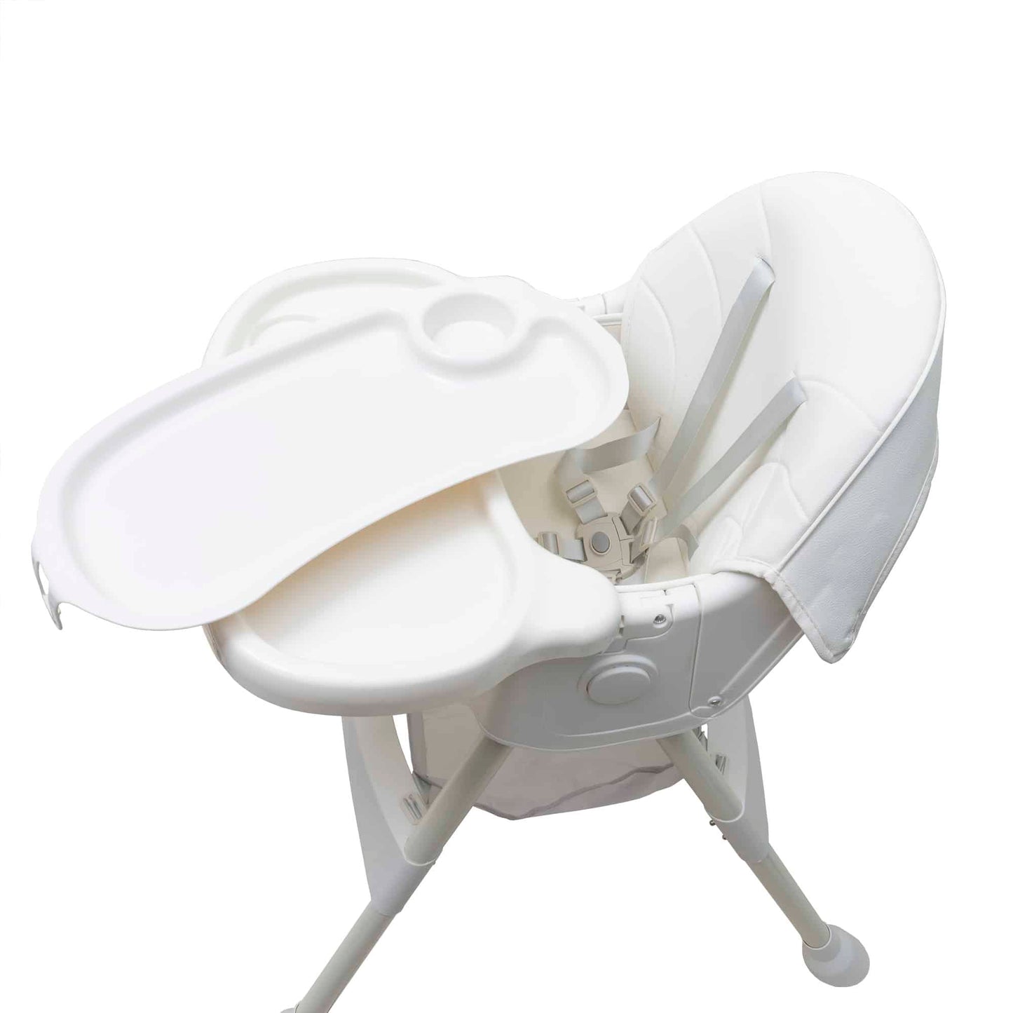 Scaun de masa pentru copii, 5-72luni, greutate maxima 50kg, pliabil, cu balansoar, alb Z-TOOLS / ZTS 9139