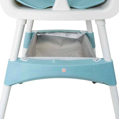 Scaun de masa pentru copii, 5-72luni, greutate maxima 50kg, albastru deschis Z-TOOLS / ZTS 9141