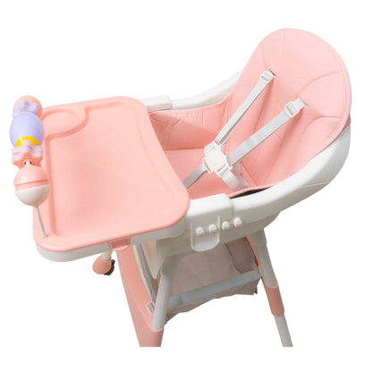 Scaun de masa pentru copii, 5-72luni, greutate maxima 50kg, roz Z-TOOLS / ZTS 9142
