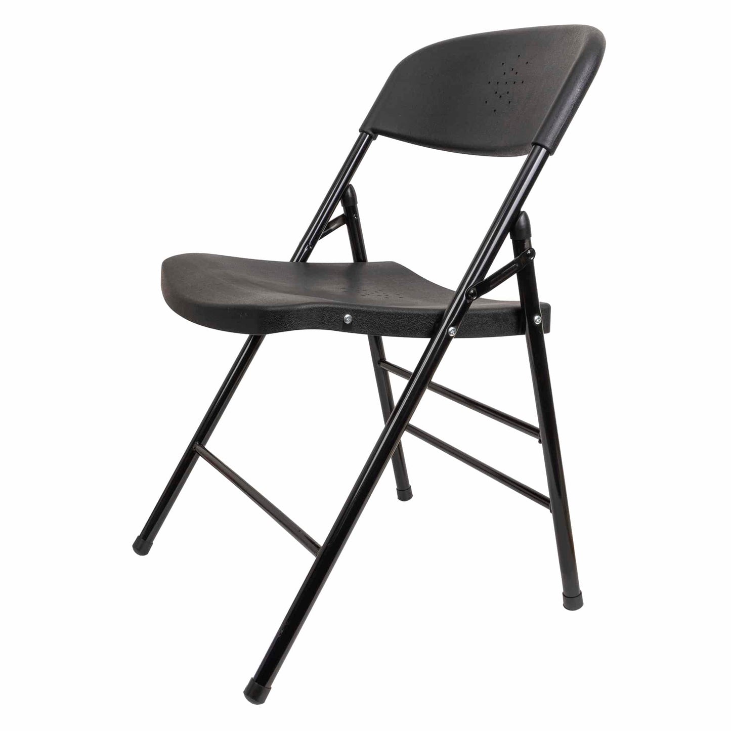 Scaun pliant din plastic pentru terasa, negru Z-TOOLS / ZTS9165