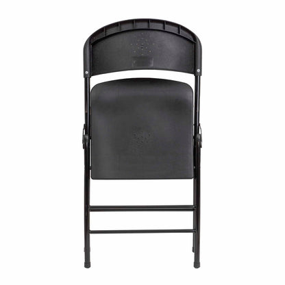 Scaun pliant din plastic pentru terasa, negru Z-TOOLS / ZTS9165