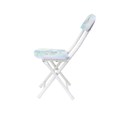 Set birou si scaun pentru copii, pliabile, metal si lemn, albastru Z-TOOLS / ZTS 9190