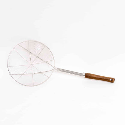 Paleta tip strecuratoare din inox, cu maner de lemn, diametru 20 Z-TOOLS / ZTS 9252