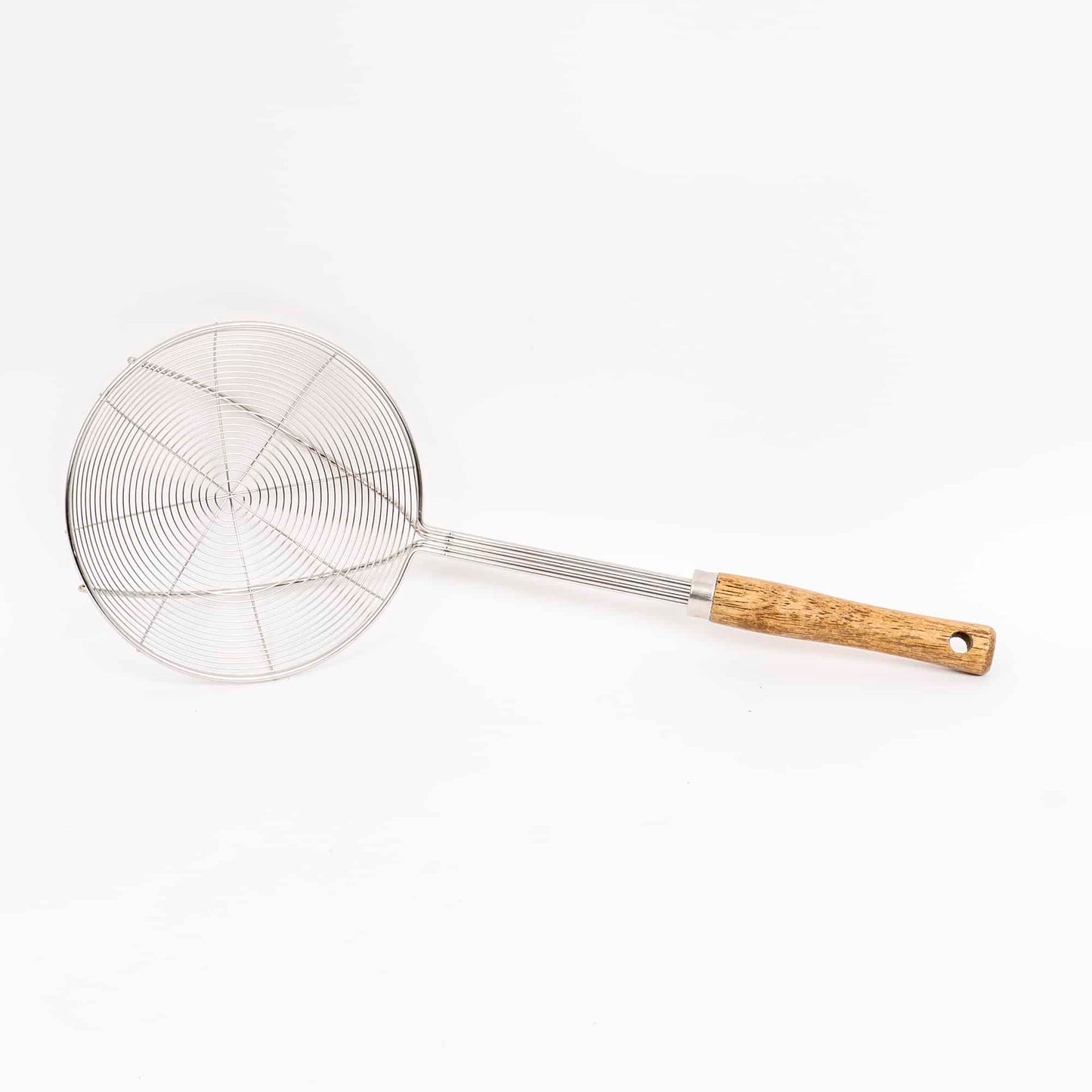 Paleta tip strecuratoare din inox, cu maner de lemn, diametru 16 Z-TOOLS / ZTS 9253