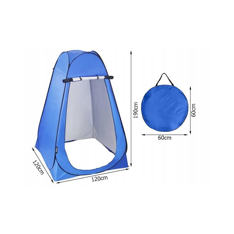 Cort pentru dus sau toaleta pliabil, impermeabil, 120x120x190cm albastru Z-TOOLS / ZTS2073