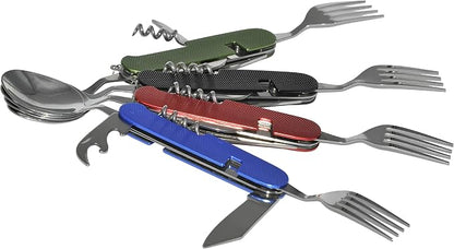 Set tacamuri 6 in 1, pliabil, 11x3.3x3.3cm, otel inoxidabil Z-TOOLS / ZTS2148