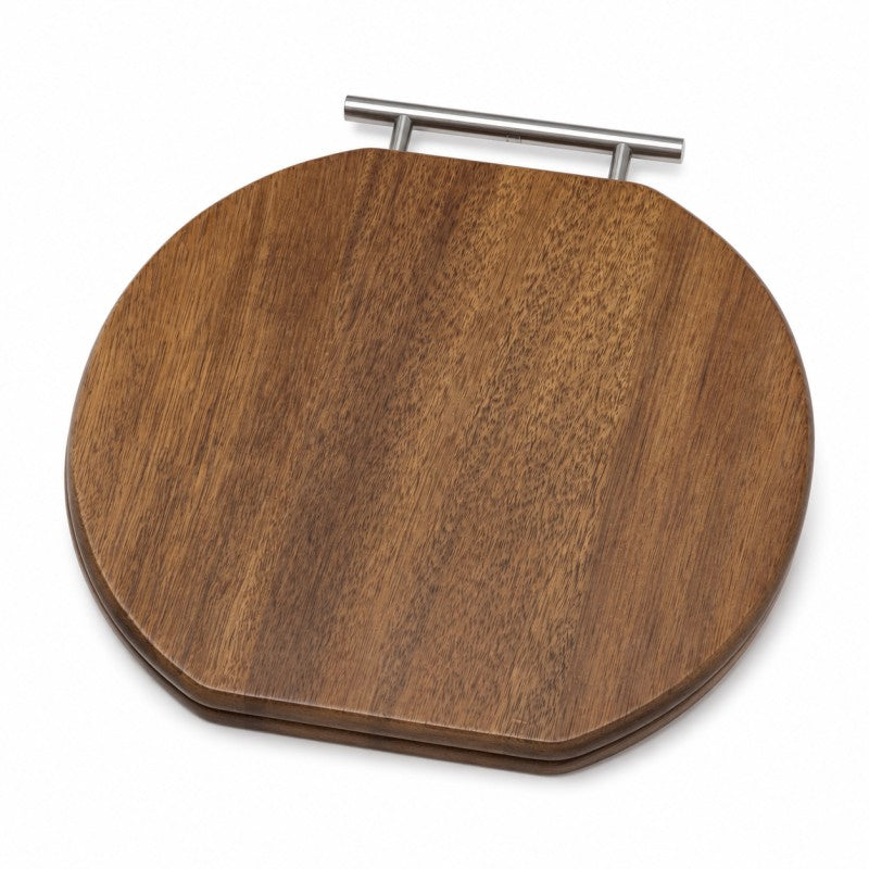 Tocator rotund, din lemn cu maner metalic, 33x3cm Z-TOOLS / ZTS2220