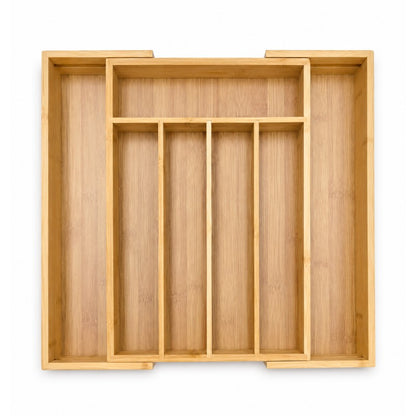 Organizator pentru tacamuri, din bambus, extensibil, 25.5x35.5cm, Z-TOOLS / ZTS2222