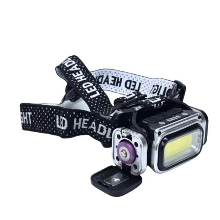 Lanterna de cap, cu senzor, lumina alba si rosie, incarcare USB, Z-TOOLS / ZTS2226