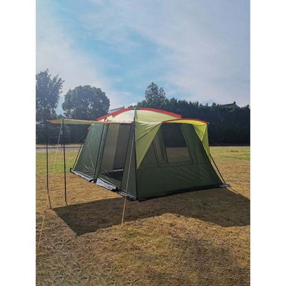 Cort camping 4 persoane MirCamping, impermeabil, 2 camere, verde Z-TOOLS / ZTS2259