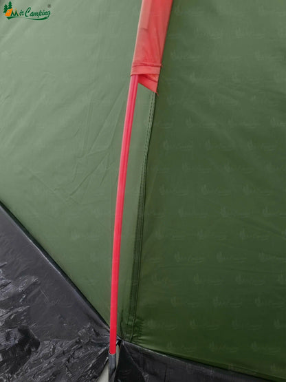 Cort camping 3 persoane MirCamping, impermeabil, 2 camere, verde Z-TOOLS / ZTS2261