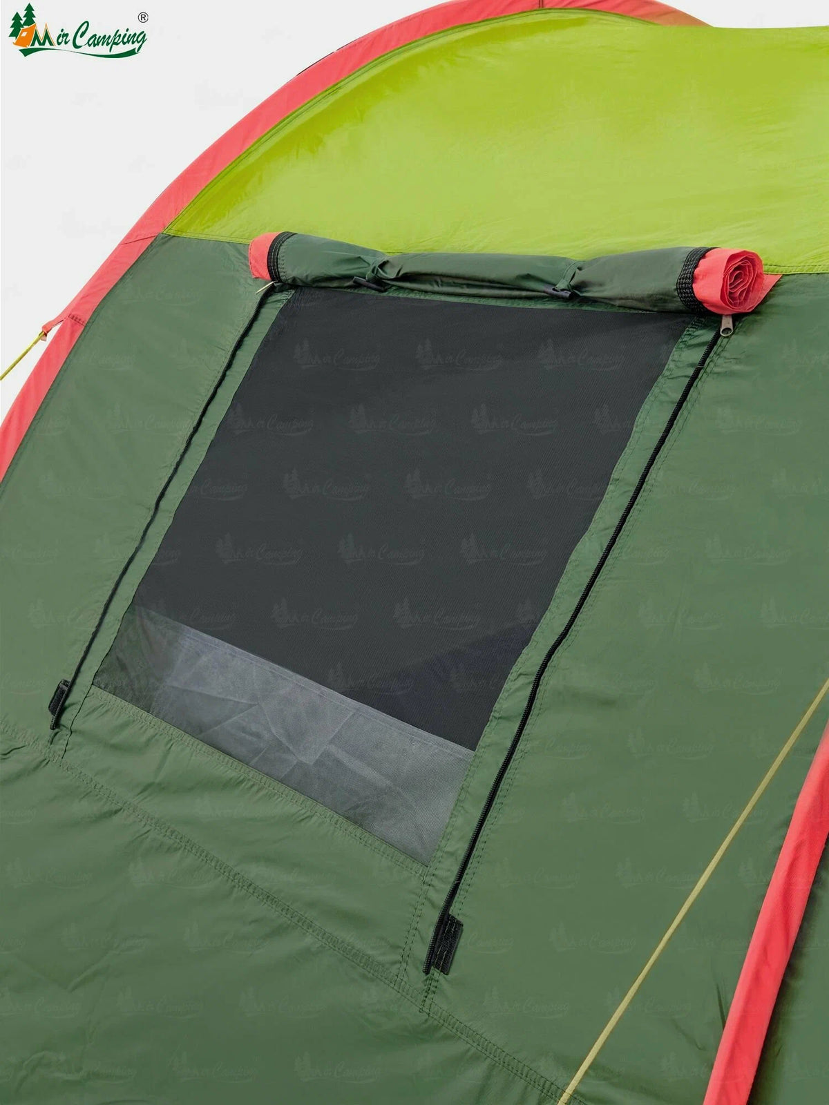 Cort camping 3 persoane MirCamping, impermeabil, 2 camere, verde Z-TOOLS / ZTS2261