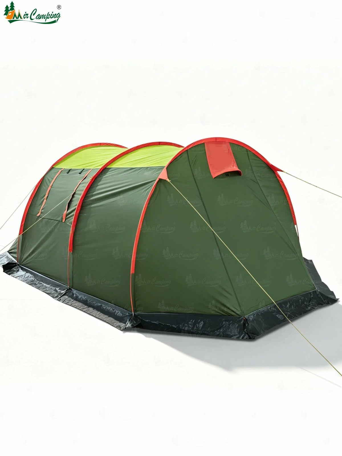 Cort camping 3 persoane MirCamping, impermeabil, 2 camere, verde Z-TOOLS / ZTS2261