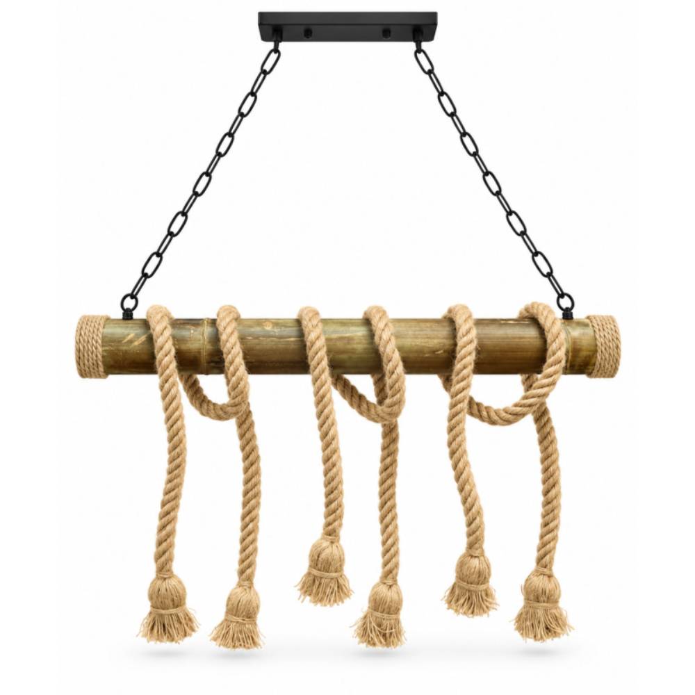 Lampă suspendată rustică QX-A17, 6 surse de lumină, Z-TOOLS / ZTS2304