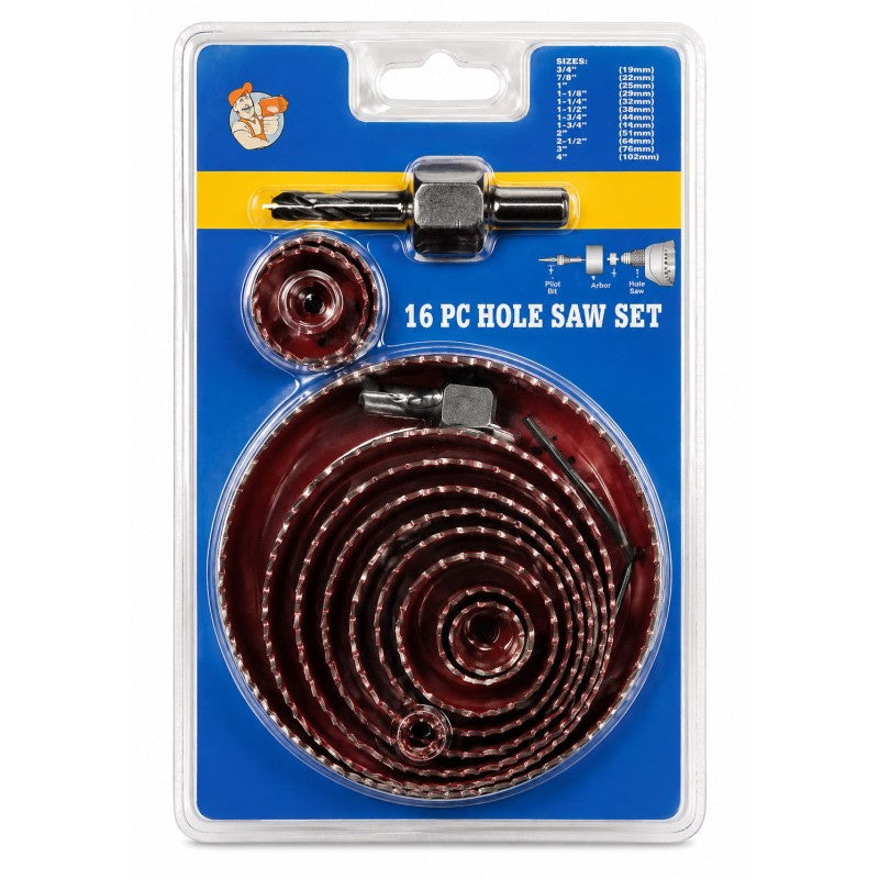 Set carote pentru lemn, 13piese,  19-102mm Z-TOOLS / ZTS2367