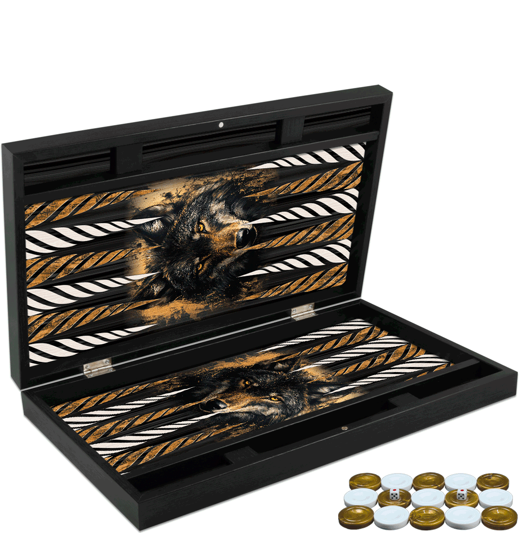 Joc de table din lemn lacuit, Trandy 58x48cm, WOLF KURT, Z-TOOLS / ZTS5482-11