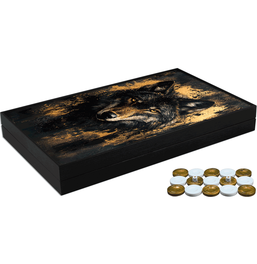 Joc de table din lemn lacuit, Trandy 58x48cm, WOLF KURT, Z-TOOLS / ZTS5482-11