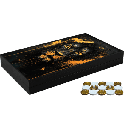 Joc de table din lemn lacuit, Trandy 58x48cm,  WOLF ASLAN, Z-TOOLS / ZTS5482-8