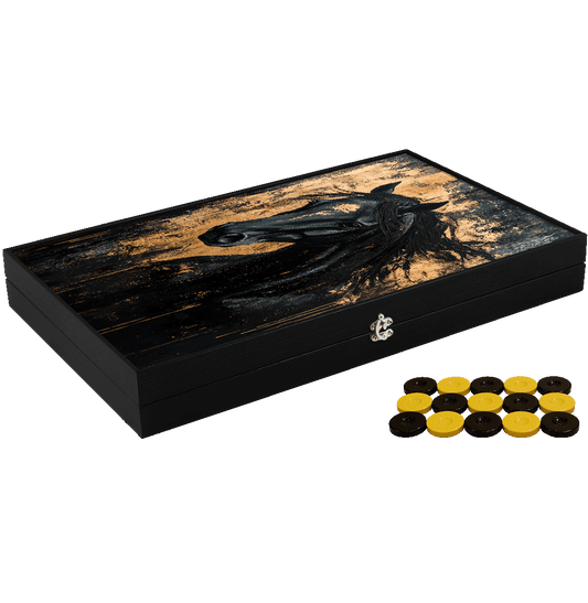 Joc de table din piele ecologica, model HORSE, Z-TOOLS / ZTS5512-8