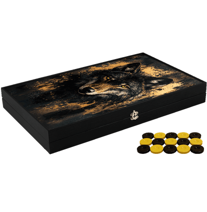 Joc de table din piele ecologica, model WOLF, Z-TOOLS / ZTS5512-9