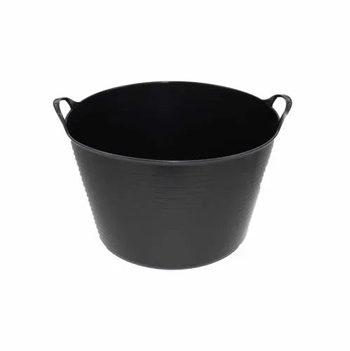 Coș cauciuc flexibil, 27L, cu mânere, negru / ZTS5645