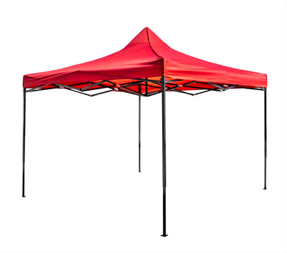 Cort tip pavilion metalic pentru gradina, impermeabil 3×3 metri, rosu Z-TOOLS / ZTS5661
