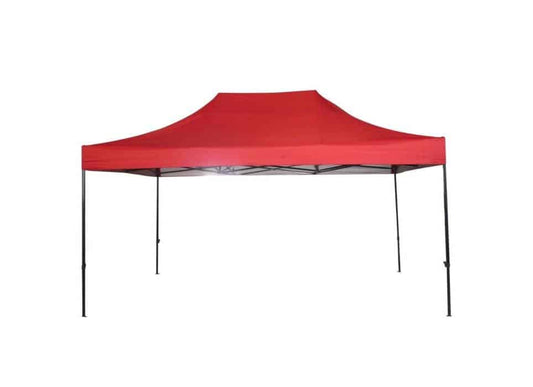 Cort tip pavilion metalic pentru gradina, impermeabil 3×4.5 metri, rosu Z-TOOLS / ZTS5665