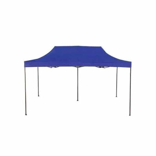 Cort tip pavilion metalic pentru gradina, impermeabil 3×6 metri, albastru Z-TOOLS / ZTS5669