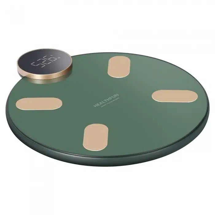 Cântar inteligent Healthfun Bluetooth, 13 indicatori, iOS/Android, verde, Z-TOOLS / ZTS8170