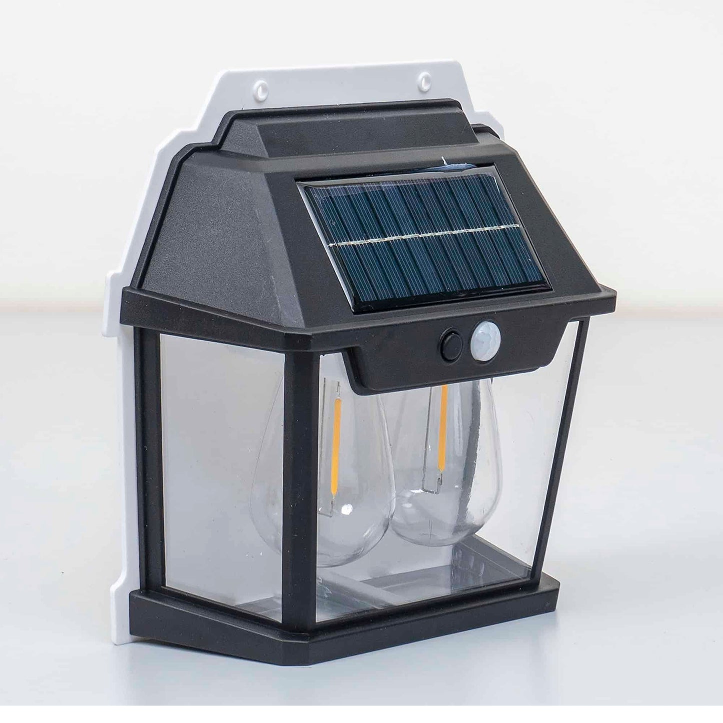 Lampa solara de perete, cu 2 becuri LED, putere 28W, senzor de miscare, 3 moduri de lumina / ZTS 8196