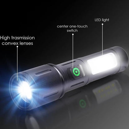 Lanternă de mână cu LED, negru Z-TOOLS / ZTS8232