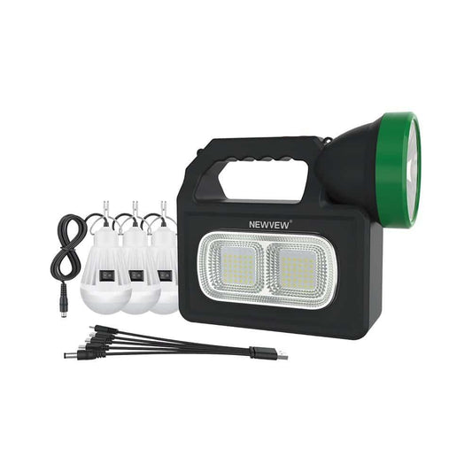 Kit lanternă solară cu 3 becuri LED, panou inclus,Z-TOOLS / ZTS8257